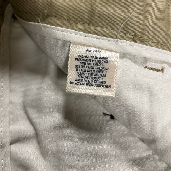 NWT St Johns Bay Worry Free Chino Mens 30x32‎ Classic Fit 100% Cotton Khakis - Picture 9 of 11
